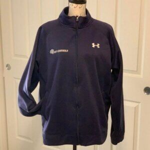Men's Pre-Owned Navy Blue Under Armour Jacket Size XL